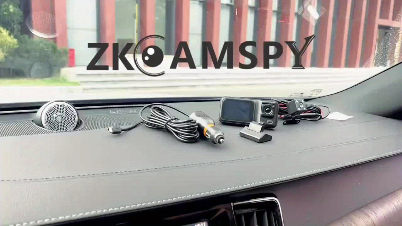 Caméra embarquée double objectif ZKCAMSPY