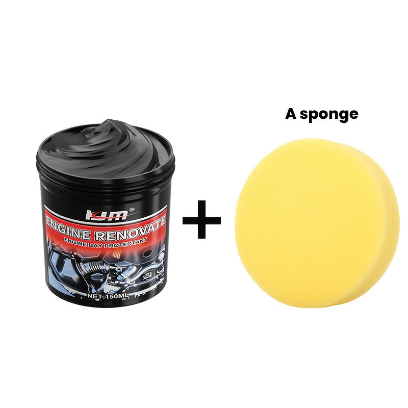 Cire de rénovation moteur – Plastiques noirs foncés