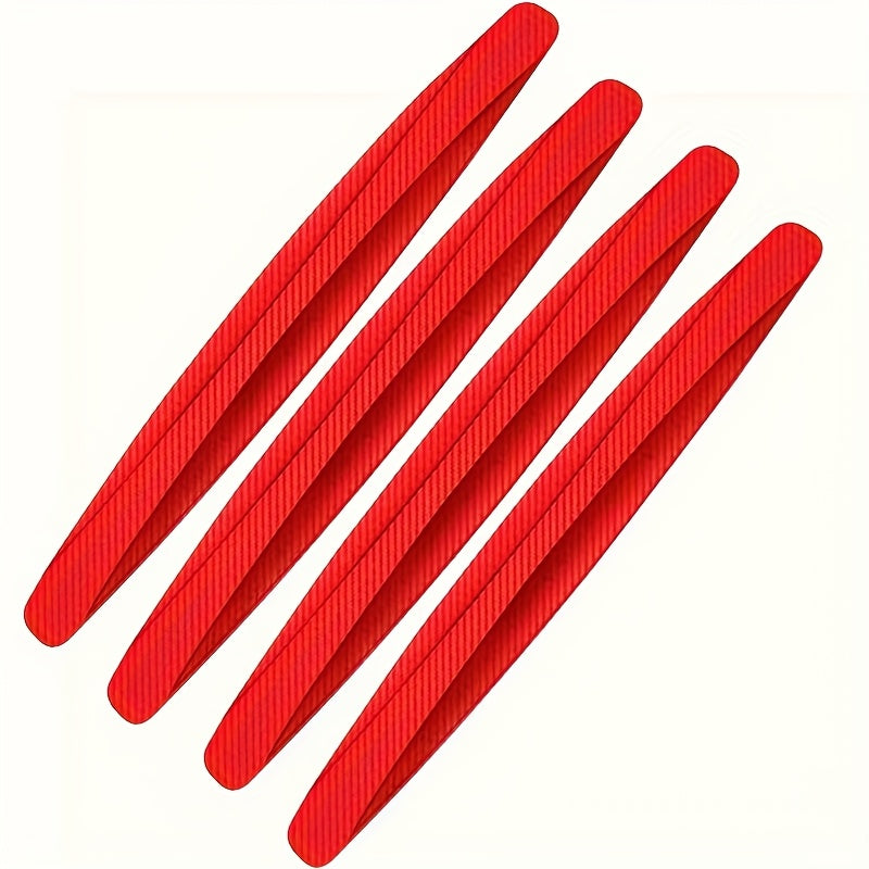 4pcs Protecteurs de Pare-Chocs en Fibre de Carbone Universels