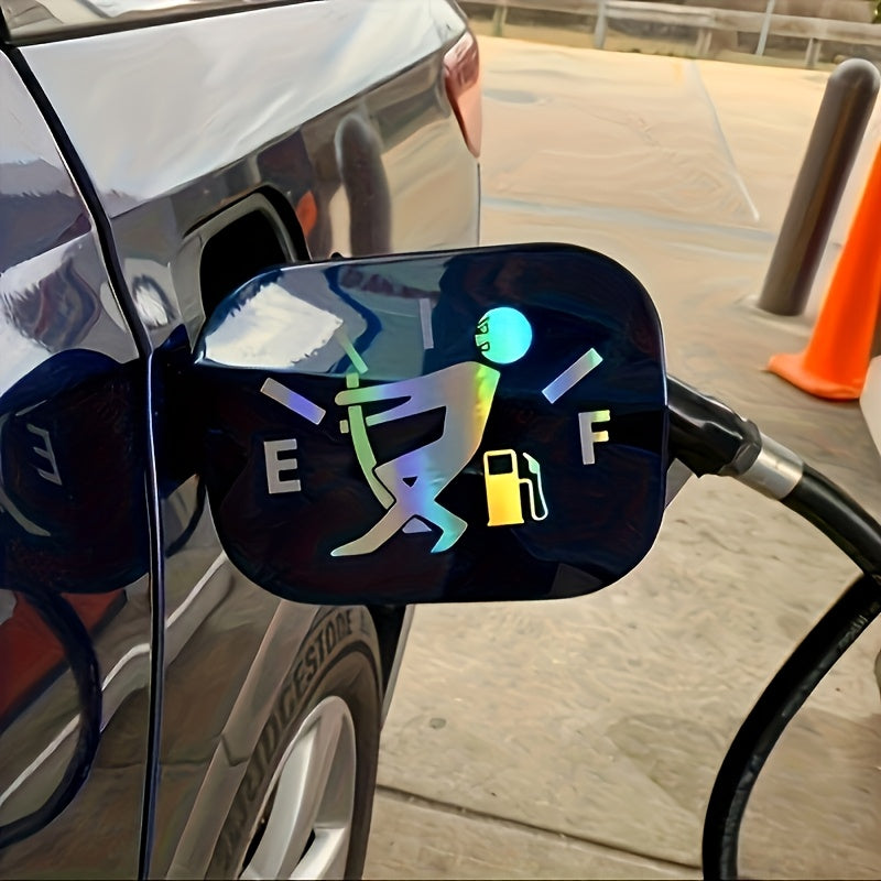 3 Stickers de Bouchon d’Essence Humoristiques