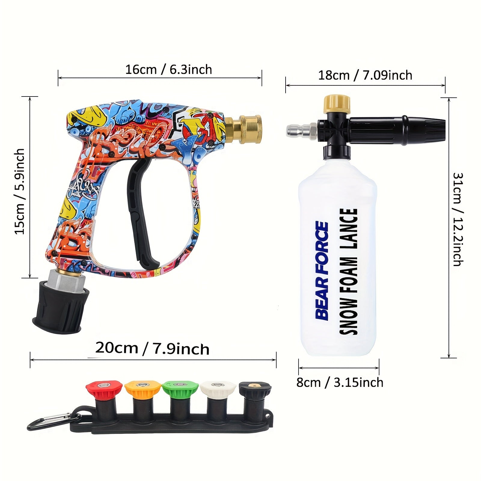 Pistolet à Eau pour Nettoyeur Haute Pression
