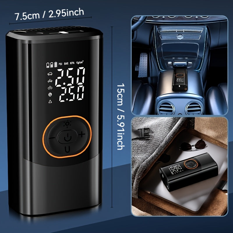 Compresseur d’air portable avec écran digital – 150 PSI