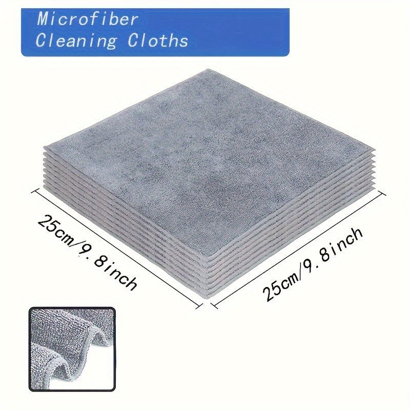 Lot de 100 Chiffons Microfibres Ultra-Doux pour Voiture