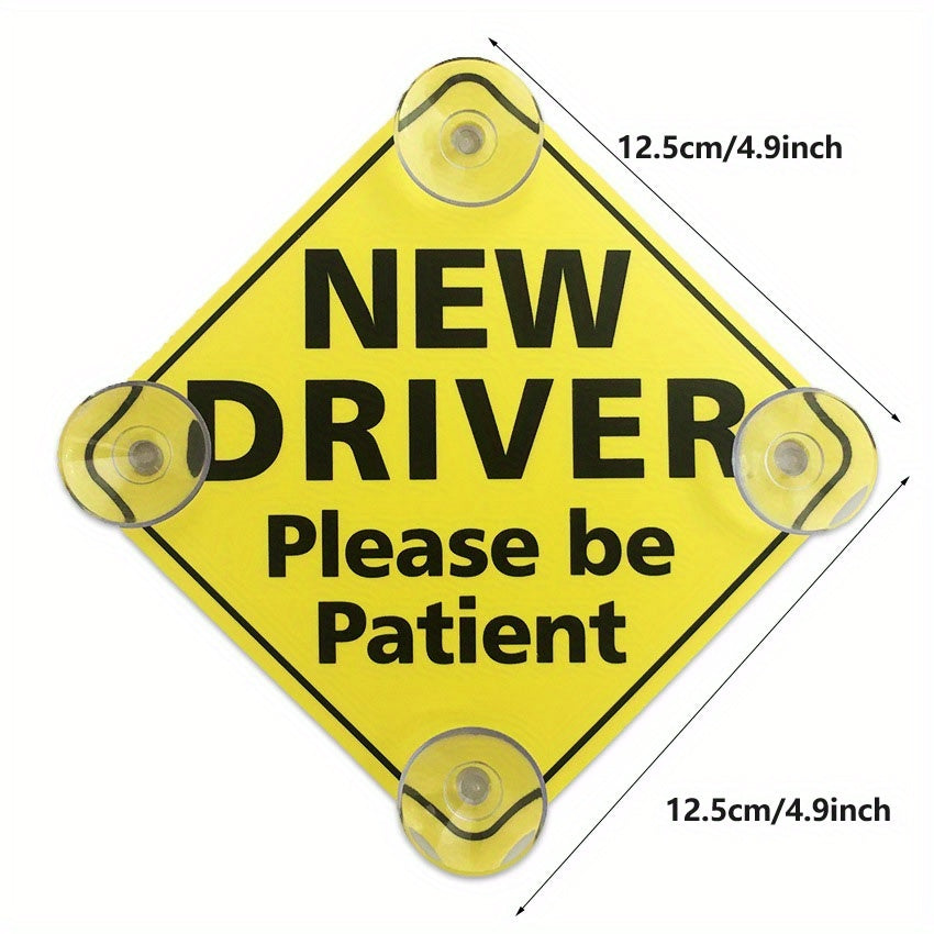 Autocollant de Sécurité pour Conducteur Débutant