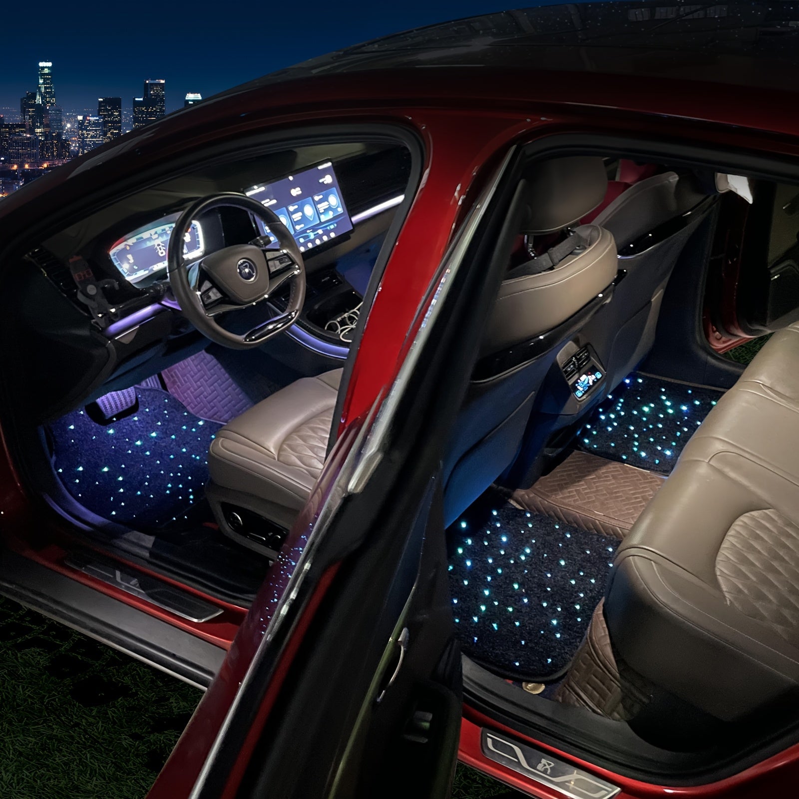 Tapis de sol LED scintillants universels