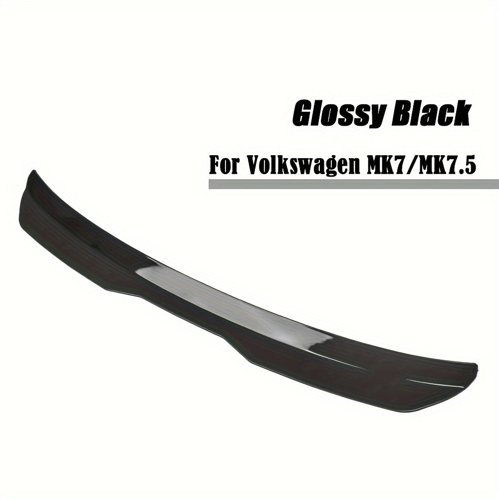 Aileron arrière de toit noir brillant pour Volkswagen Golf