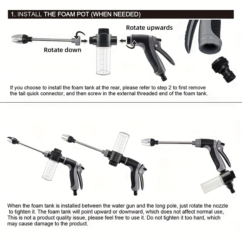 Pistolet à Mousse Haute Pression pour Voiture