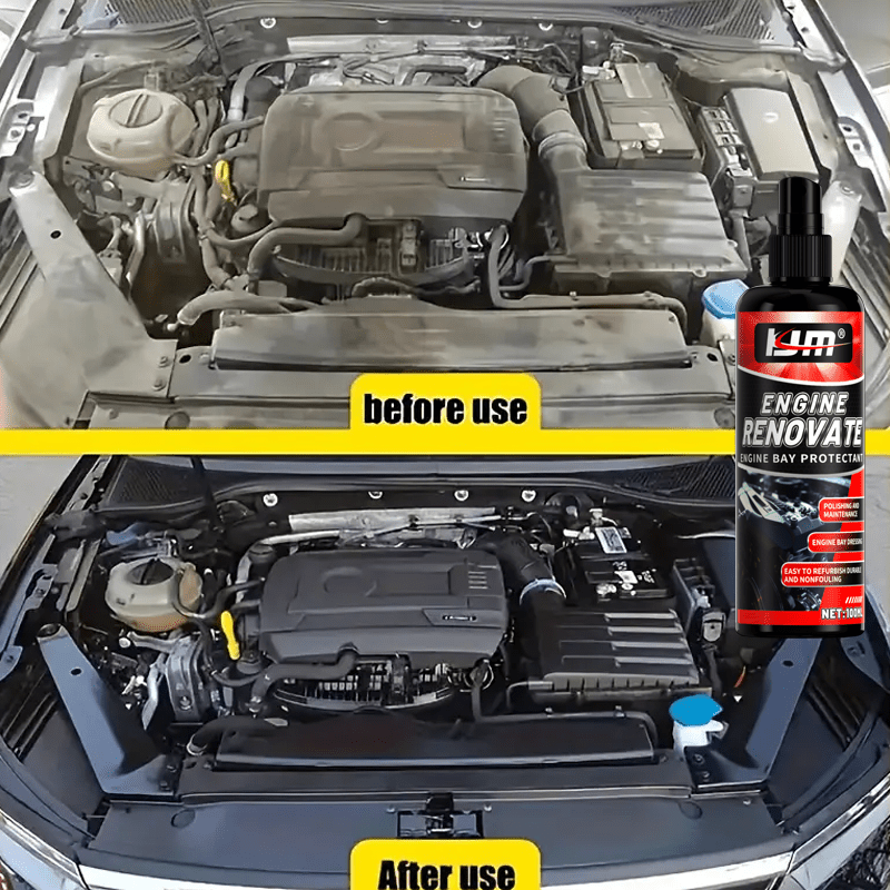 Cire de rénovation moteur – Plastiques noirs foncés