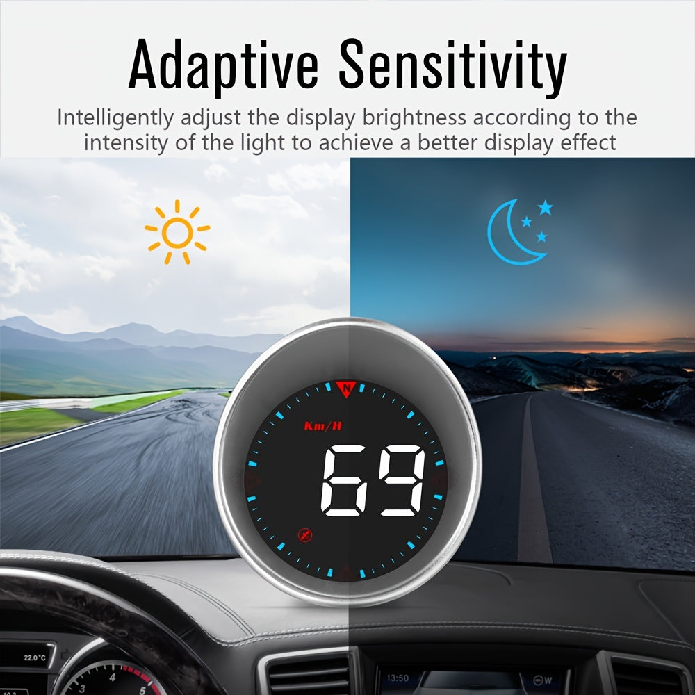 Affichage tête haute (HUD) universel pour voiture – GPS,