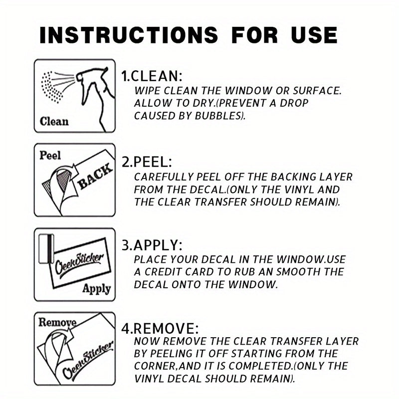 4 Autocollants Vinyle Marocains