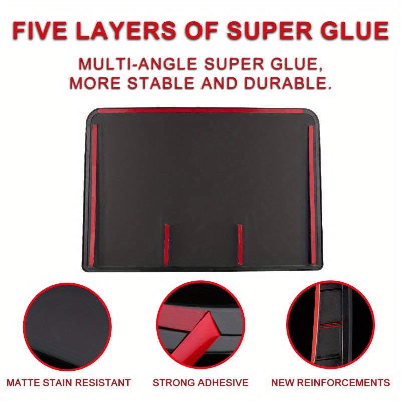 Aileron de toit JDM en ABS avec panneaux d’aération latéraux