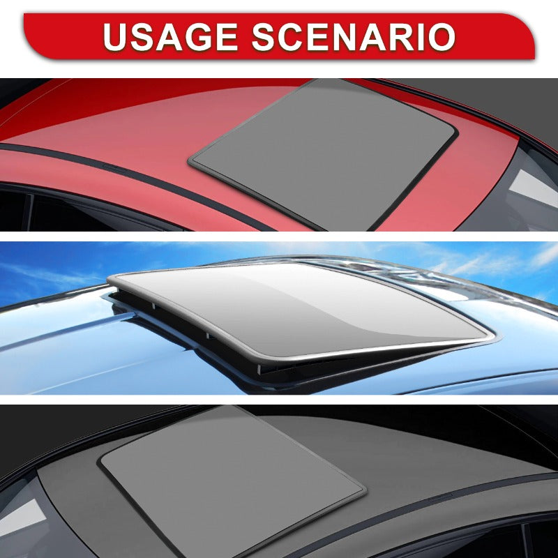 Aileron de toit JDM en ABS avec panneaux d’aération latéraux