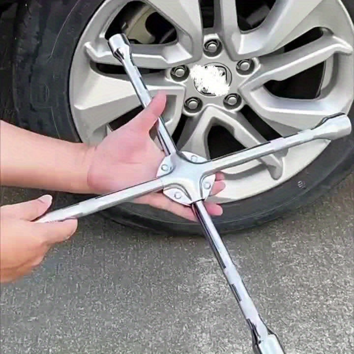 Clé en croix universelle 14" en acier inoxydable – 4 tailles