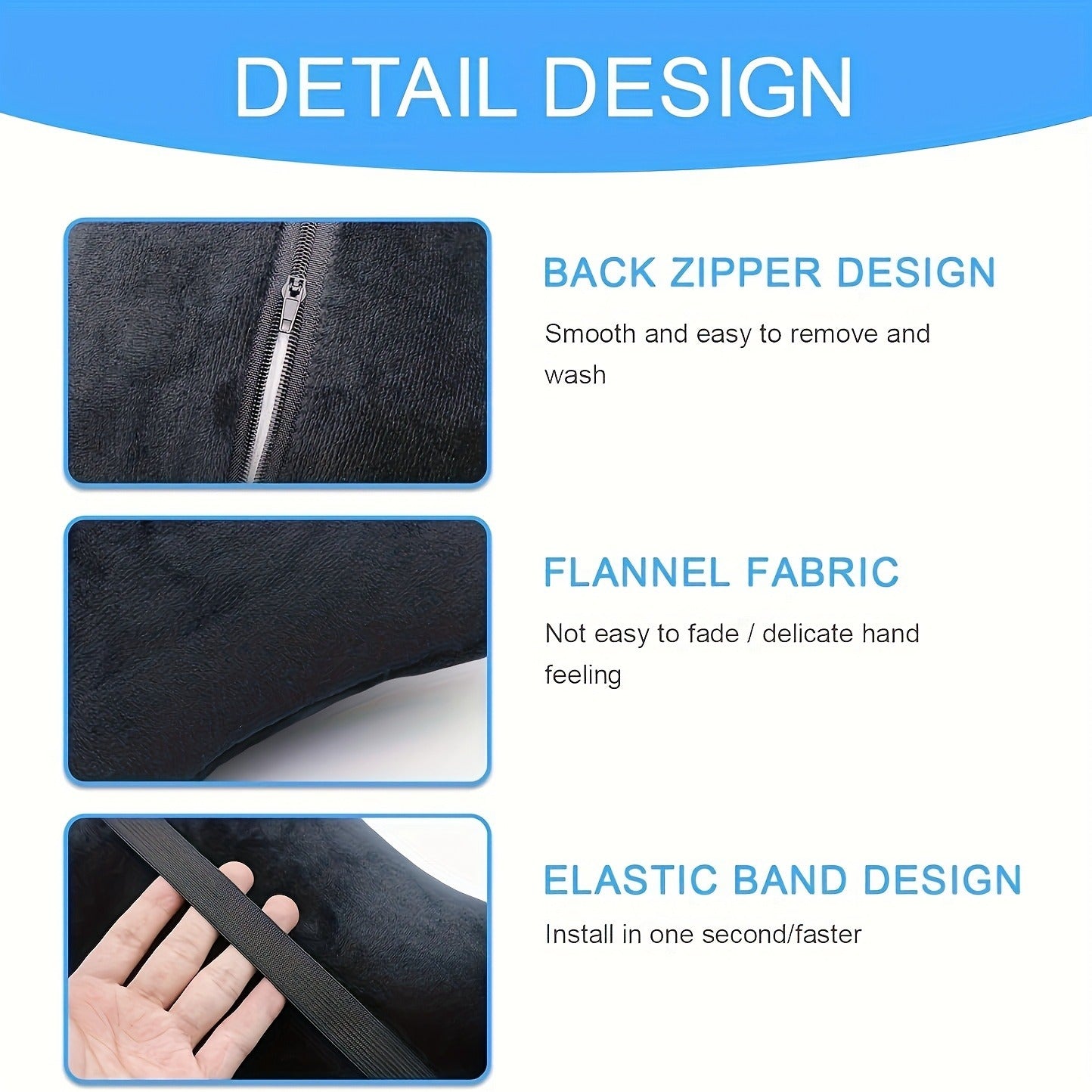 Coussin d’appui-tête ALPINA en peluche douce