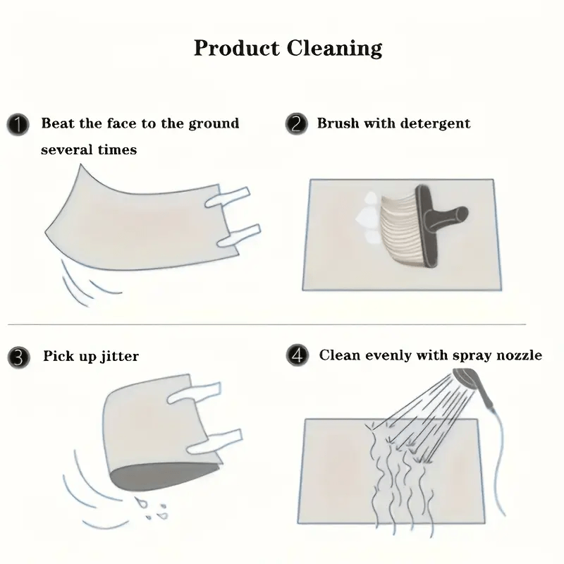 Tapis de sol imprimé ciel étoilé 4 pièces