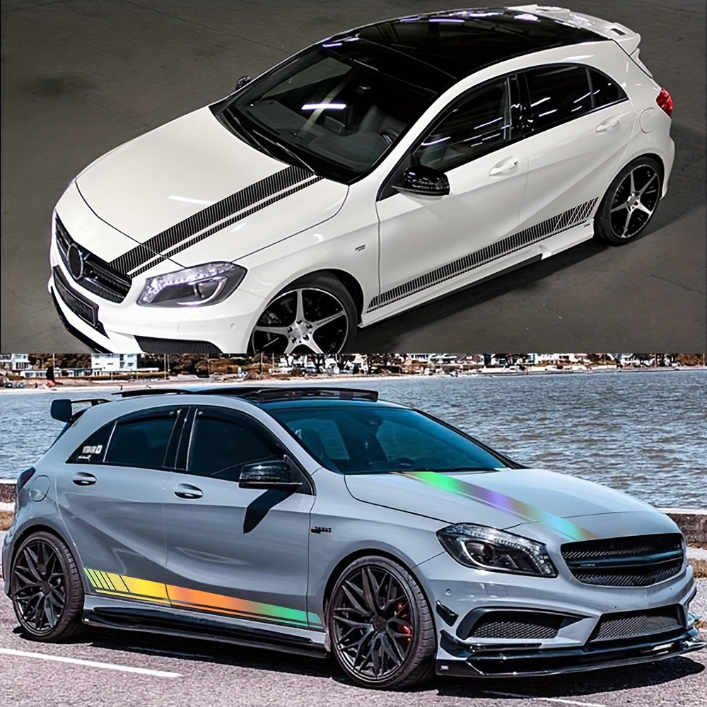 Lot de 3 Autocollants Vinyle de Bas de Caisse pour Voiture