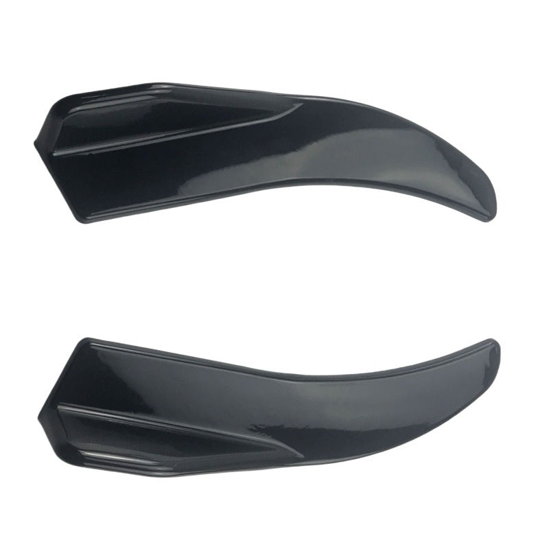 Kit carrosserie universel brillant noir – 2 pièces pare-chocs avant/arrière + jupes latérales pour berline