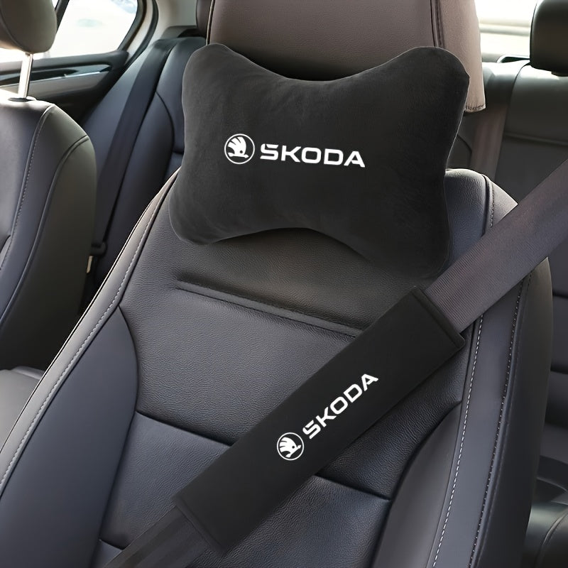 Coussin appui-tête et épaules pour skoda