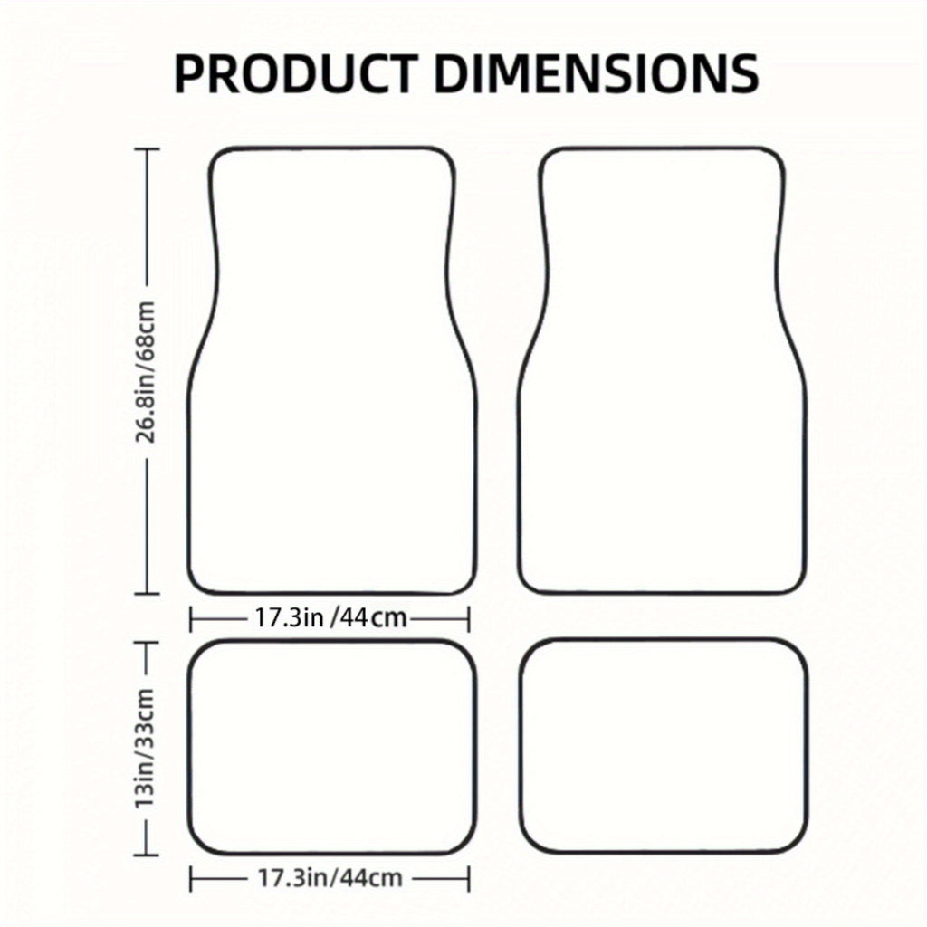 Set 4 Tapis de Sol Voiture Kosovo