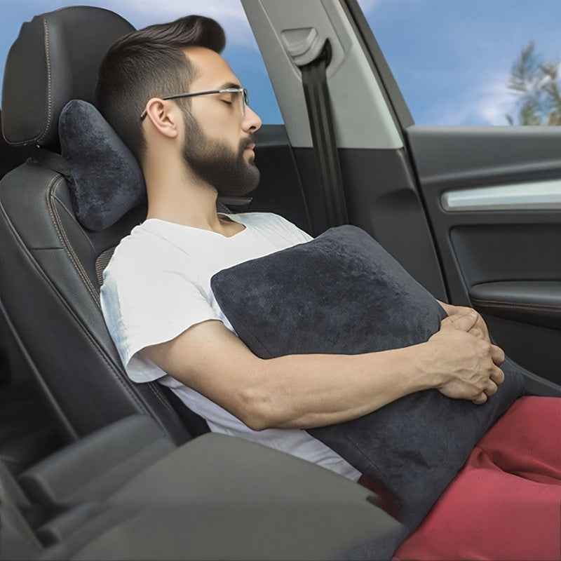 Set 2 pièces appui-tête et coussin lombaire voiture