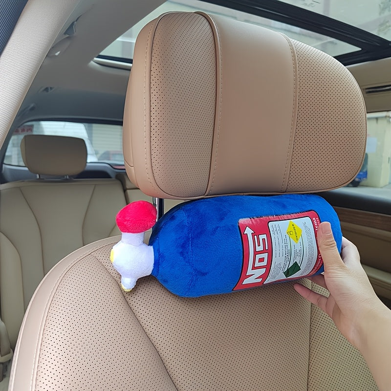 Car Seat Neck Pillow, Car Cylindrical Headrest, Motorcycle Decoration Perfect Gift