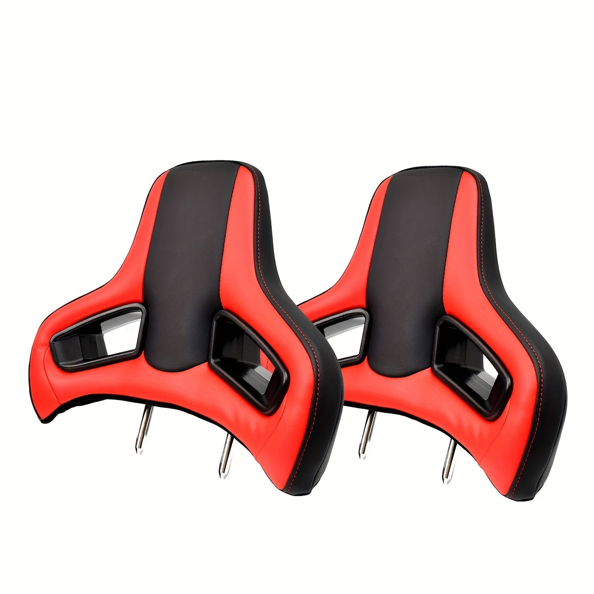 2 coussins d’appui-tête de siège de course, design ergonomique pour voiture et moto