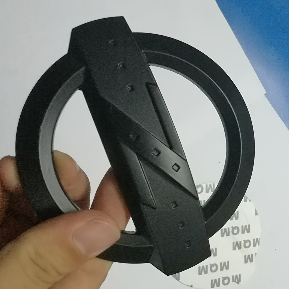 Badge métallique pour voiture, compatible Nissan, décoration capot moteur noire