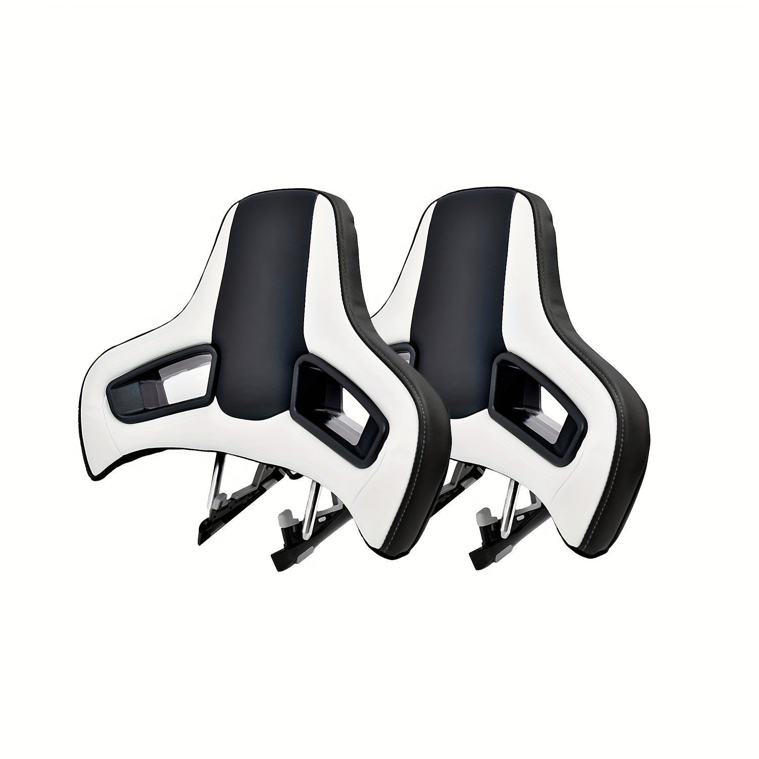 2 coussins d’appui-tête de siège de course, design ergonomique pour voiture et moto