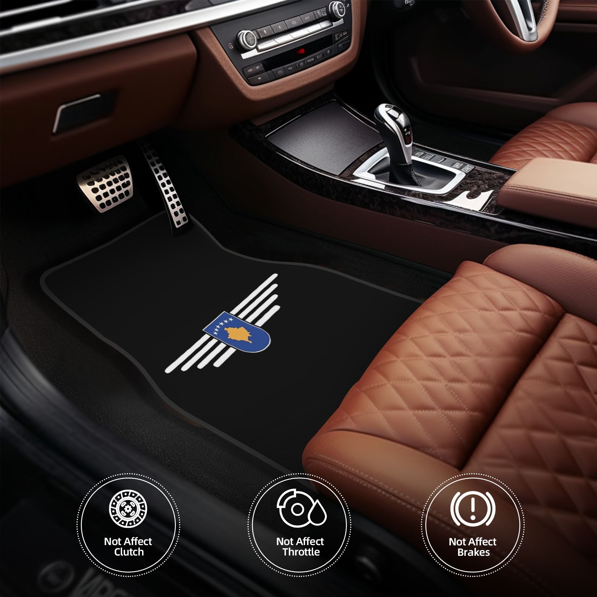 Set 4 Tapis de Sol Voiture Kosovo