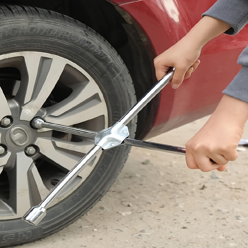 Clé en croix universelle 14" en acier inoxydable – 4 tailles