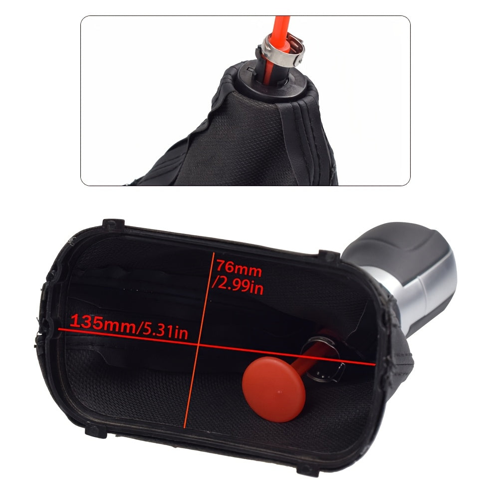 Pommeau de levier de vitesse en simili cuir pour Volkswagen