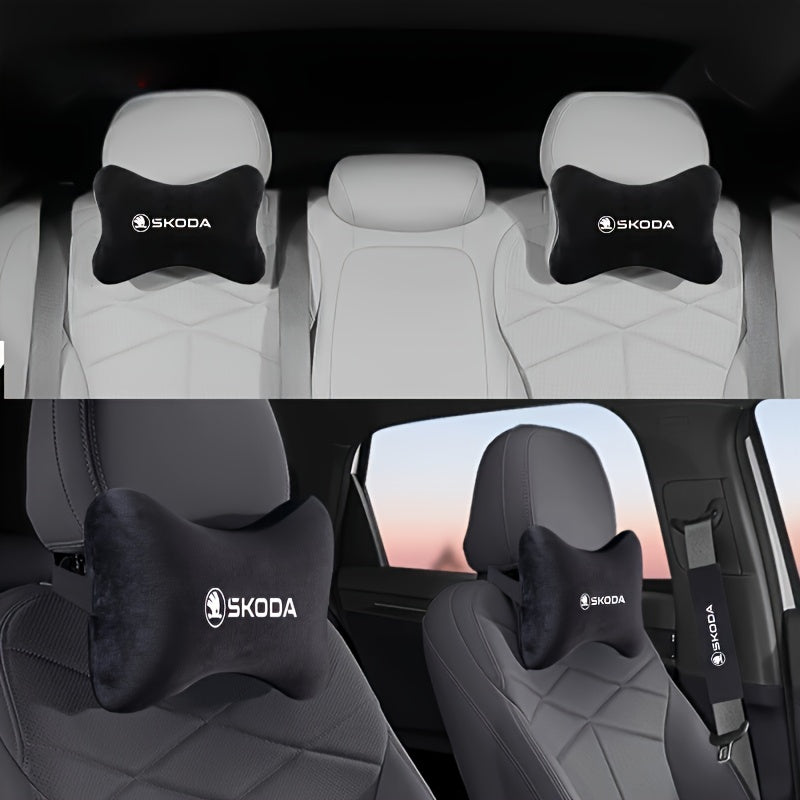 Coussin appui-tête et épaules pour skoda