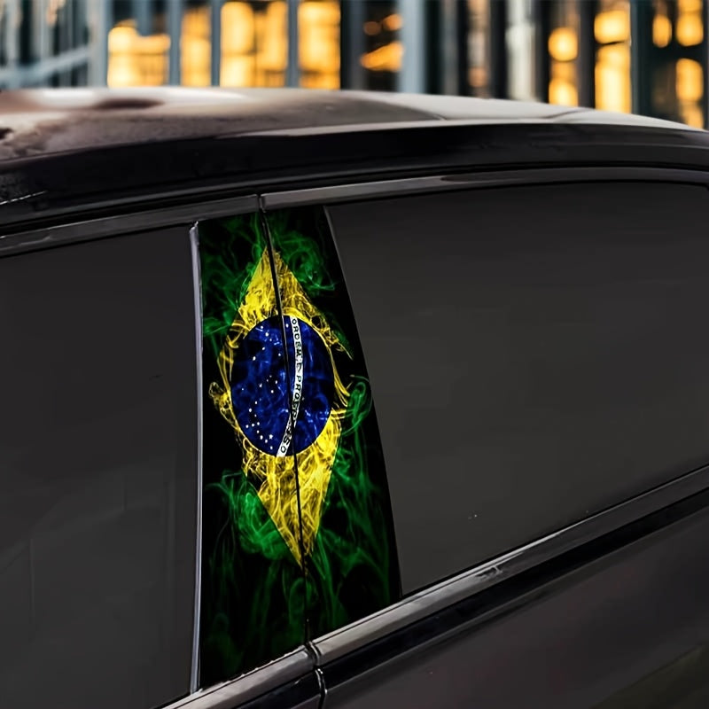 2 Autocollants Brésiliens pour Voiture