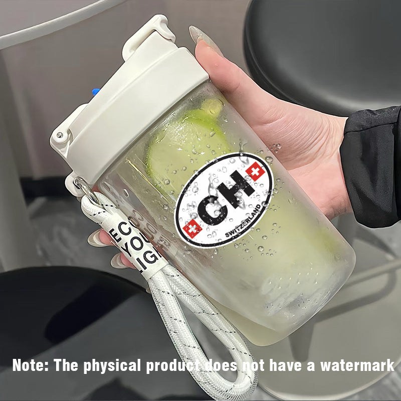 Autocollant Ovale Swiss Flag