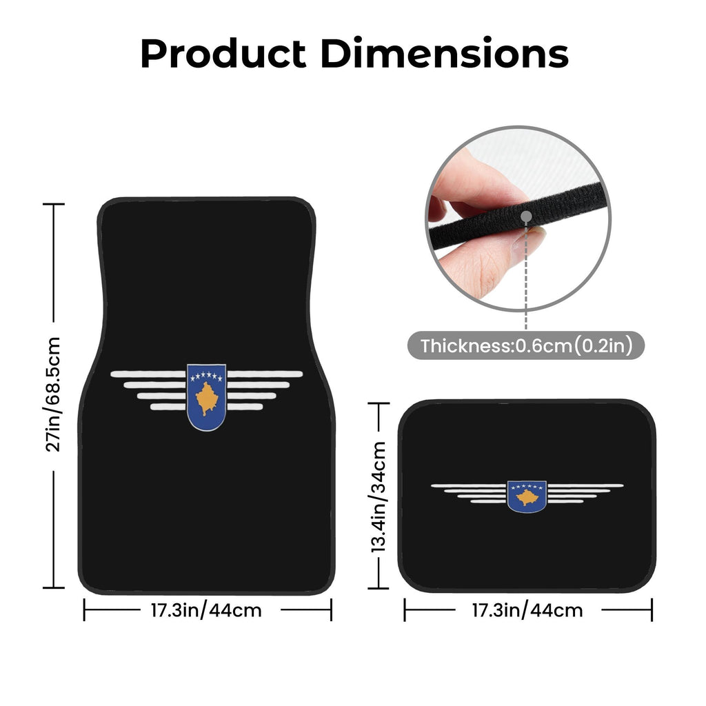 Set 4 Tapis de Sol Voiture Kosovo