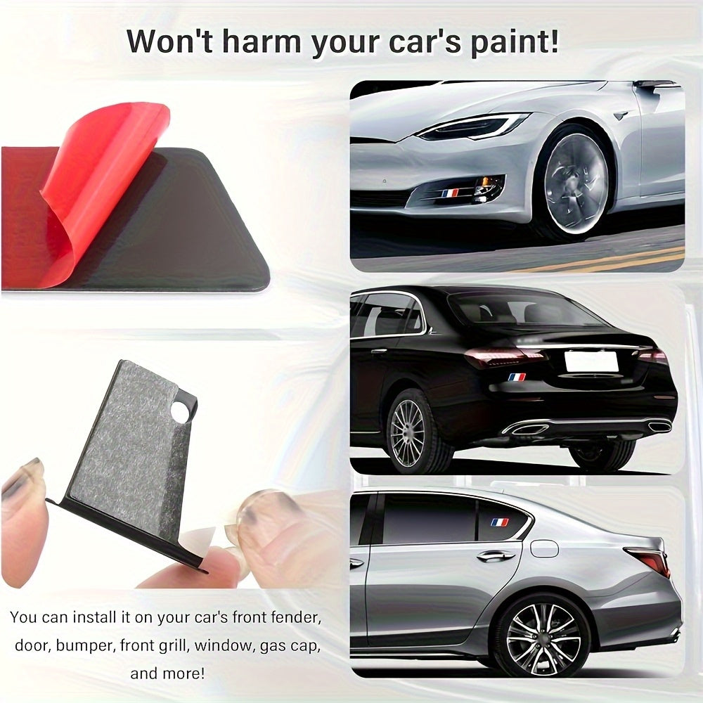 Emblème 3D Drapeau Français pour Voiture