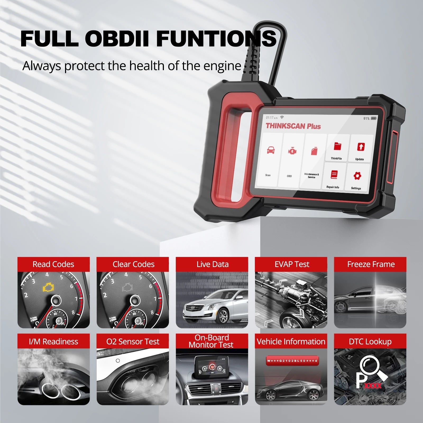 Scanner Diagnostic THINKCAR ThinkScan Plus S6 / S5 OBD2