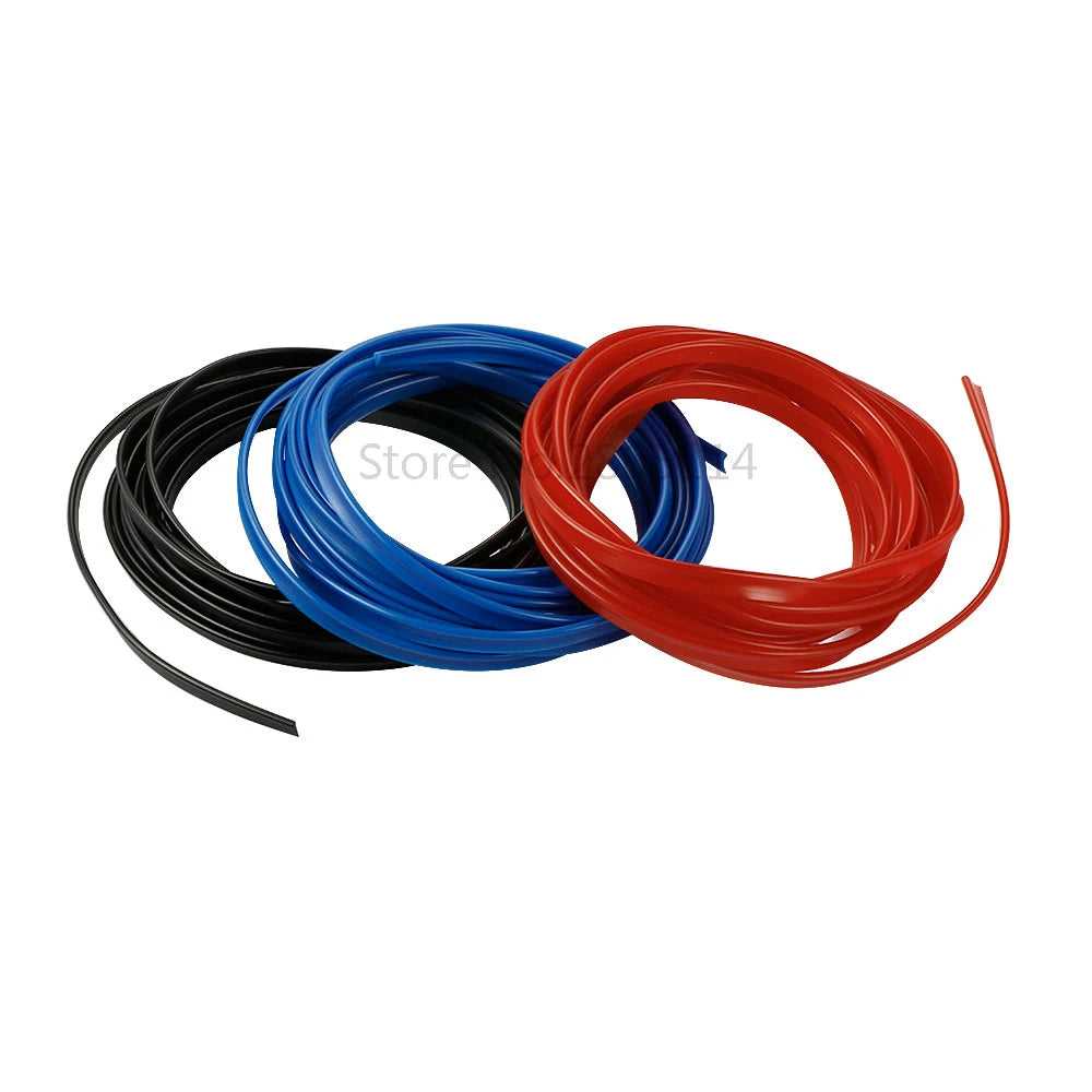 Bande décorative 3D flexible 5M pour intérieur et extérieur de voiture