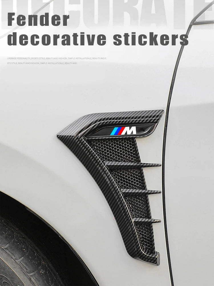 Stickers latéraux en fibre de carbone pour BMW M Sport