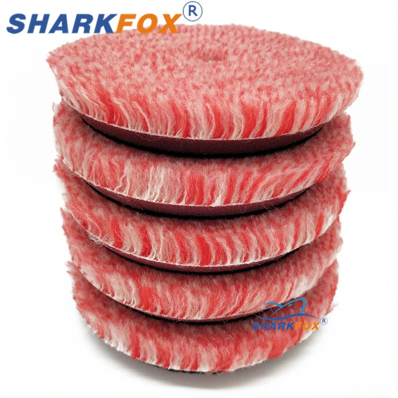Sharkfox Tampons de Polissage en Laine 5"/6"