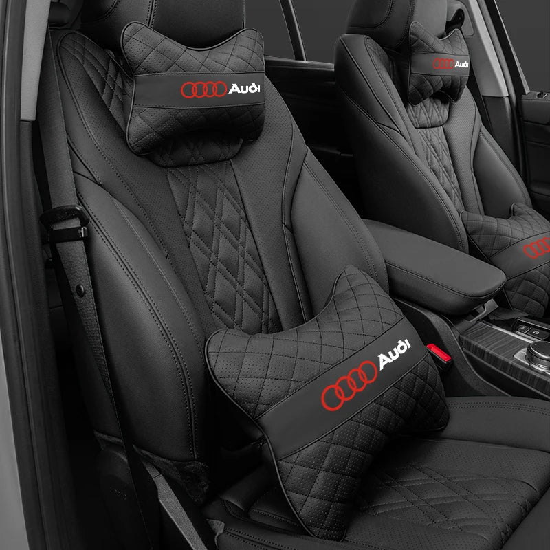 Coussin de soutien tête et lombaire pour siège de voiture compatible Audi