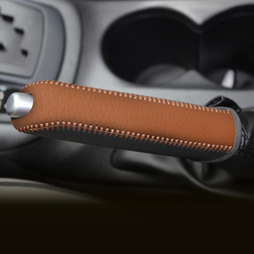 Housse de frein à main en cuir pour Mazda 6