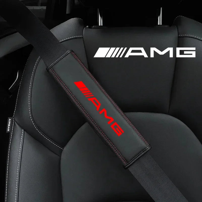 Housse de ceinture de sécurité en cuir PU pour Mercedes Benz