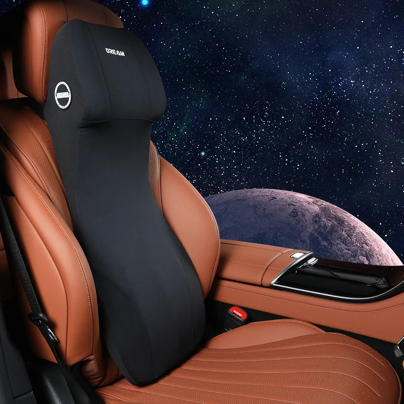 Coussin de soutien lombaire et appui-tête en mousse à mémoire