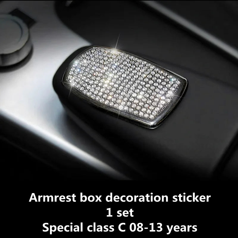 Autocollants décoratifs en cristal pour intérieur Mercedes-Benz W204/W205