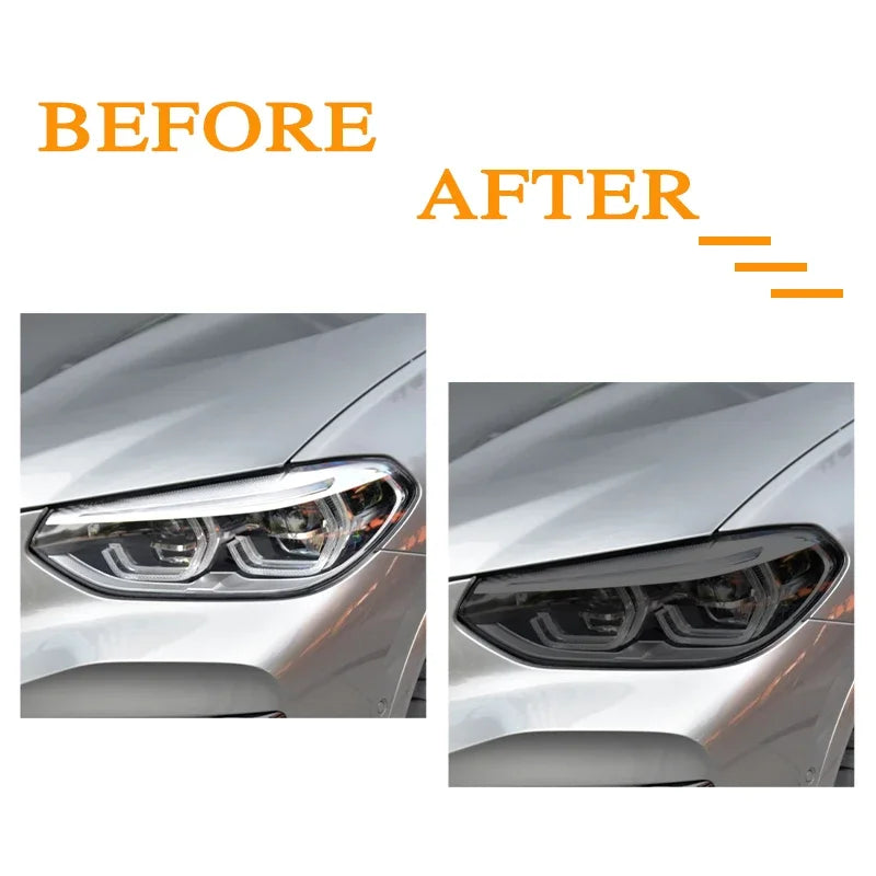 Film protecteur phare avant fumé ou transparent pour BMW