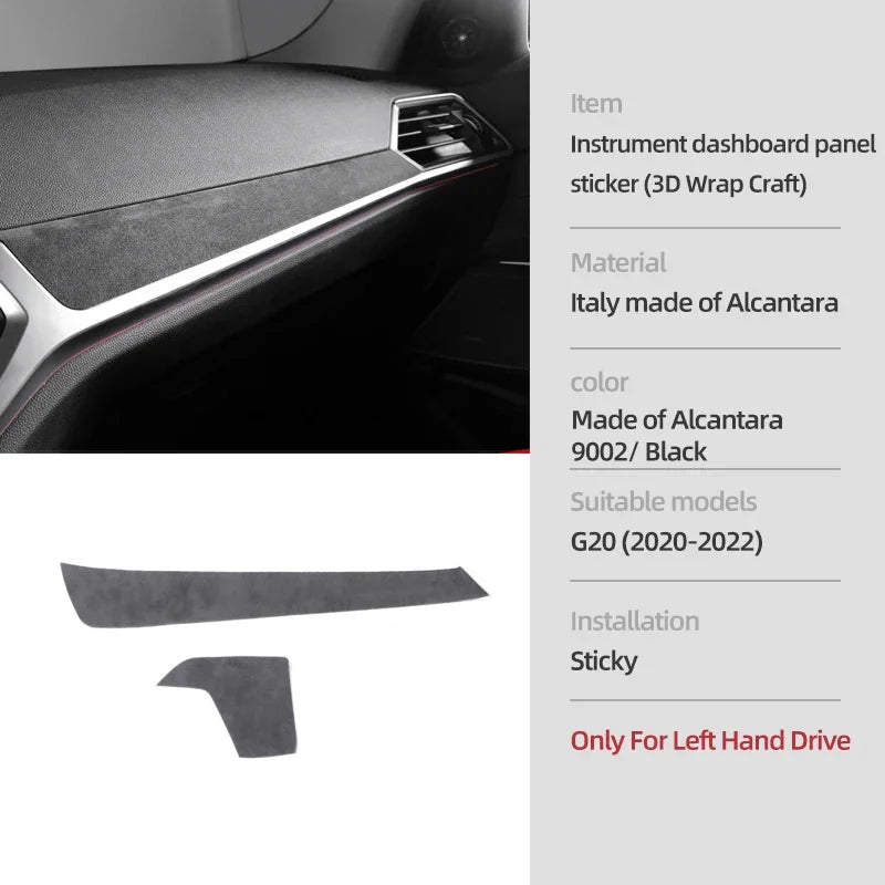 Cache Alcantara BMW G20/G28/G23