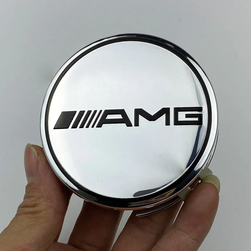 4PCS Enjoliveurs de jante 75mm pour Mercedes AMG Apple Tree B