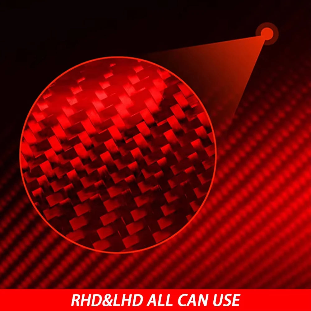 Bande décorative de coffre arrière en fibre de carbone pour Mercedes-Benz