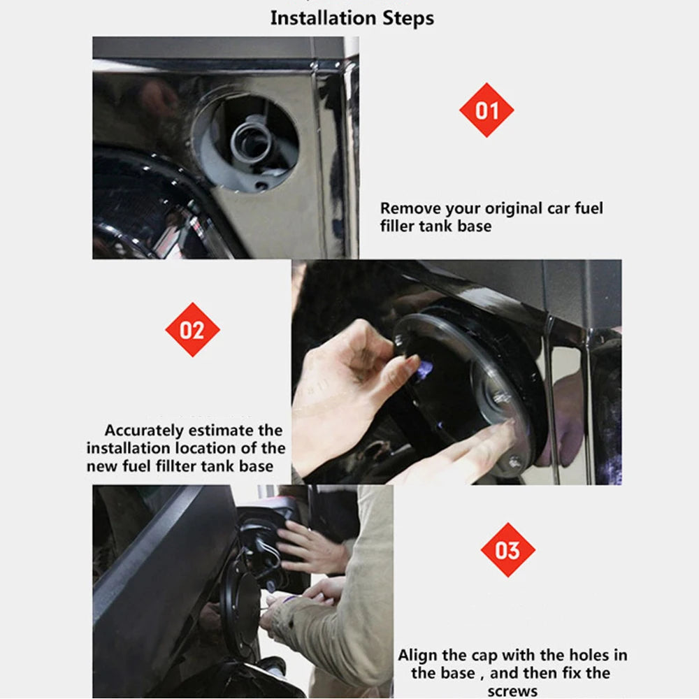 Couvercle de réservoir d’essence avec clé pour Jeep